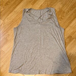 Amazon Women's Khaki Sleeveless Tank Top